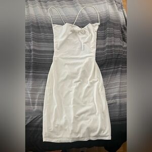 Fashion Nova Cream Mini Dress